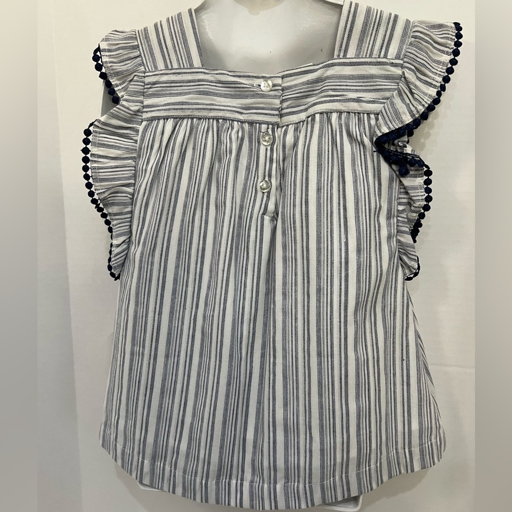 Koala Kids Striped Ruffle Top - Picture 4 of 7